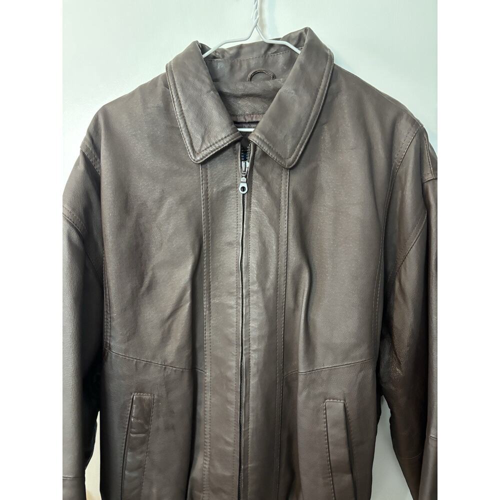 Vintage Towncraft Dark Brown Bomber Jacket - Picture 5 of 5